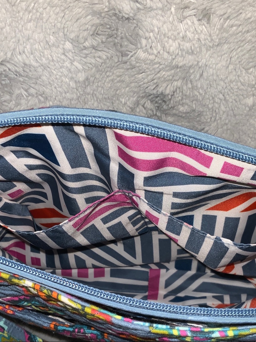 Vera Bradley Quilted Pattern Crossbody Bag&wallet - Picture 8 of 16